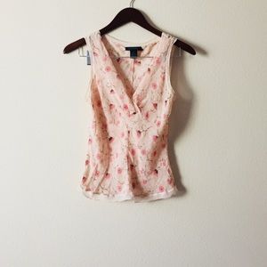 THE LIMITED 100% silk top